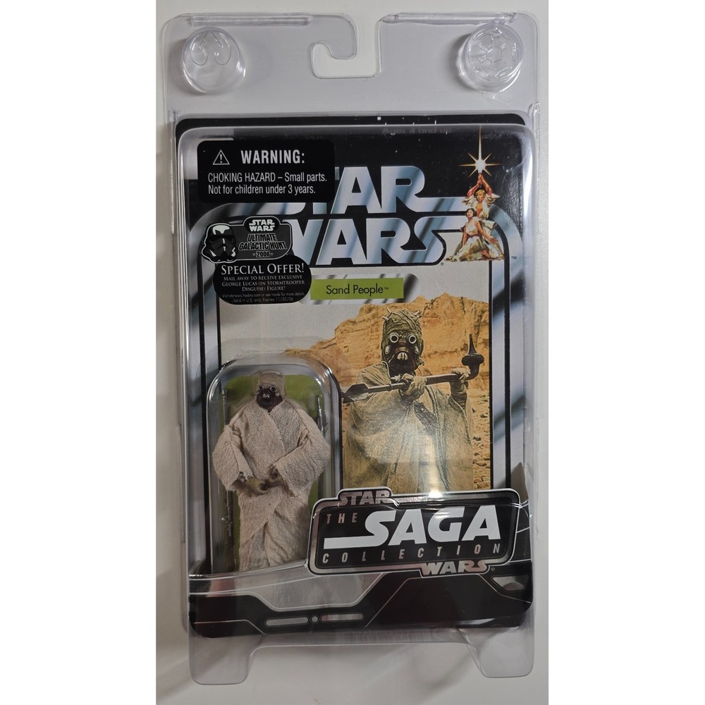 Star Wars Saga Collection Tusken Raider 2006 Sand People Unpunched Hunt Variant